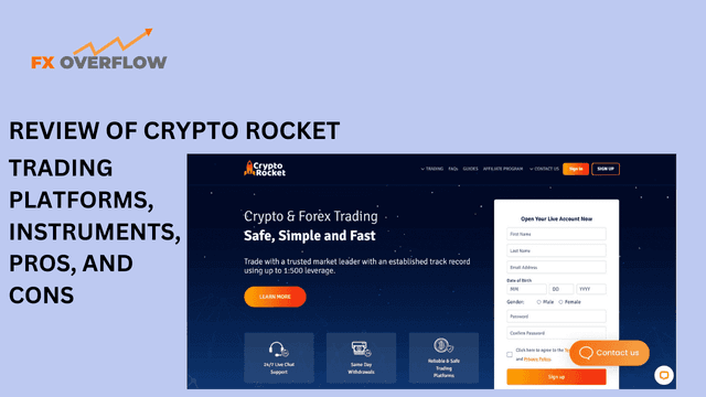 Review of Crypto Rocket: Trading Platforms, Instrument Variety, and Advantages and Disadvantages