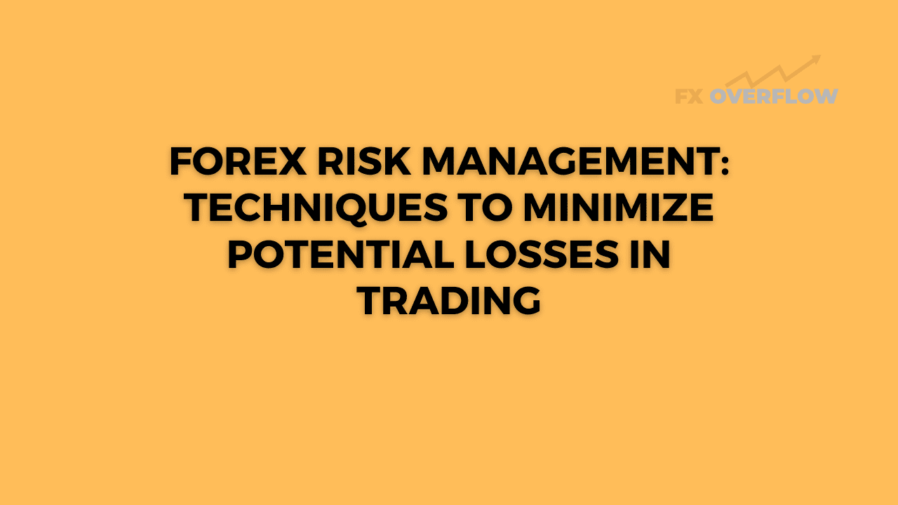 Forex Risk Management: Techniques to Minimize Potential Losses in Trading