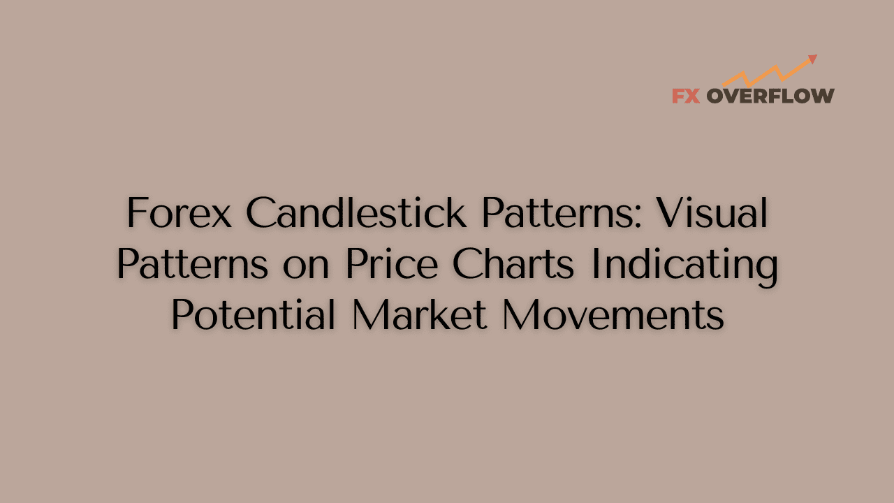 Forex candlestick patterns: Visual patterns on price charts indicating potential market movements.