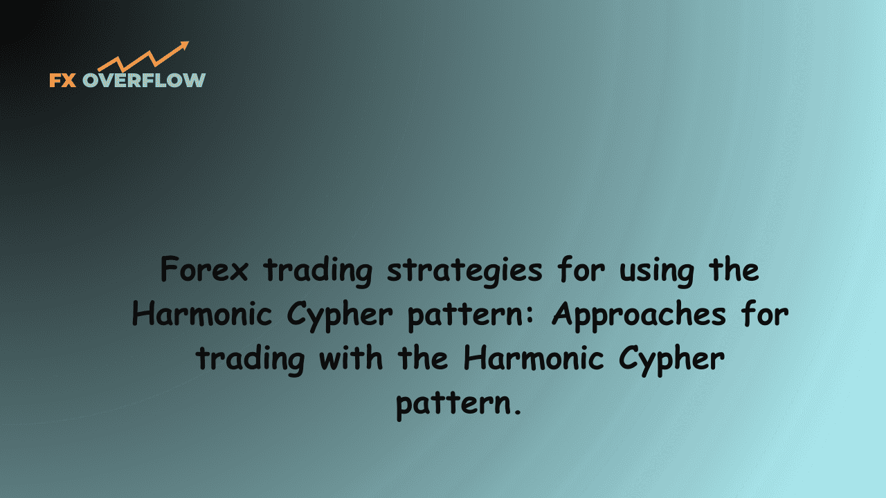 Forex trading strategies for using the Harmonic Cypher pattern: Approaches for trading with the Harmonic Cypher pattern.