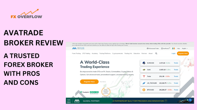 AvaTrade Broker Review: A Trusted Forex Broker with Pros and Cons