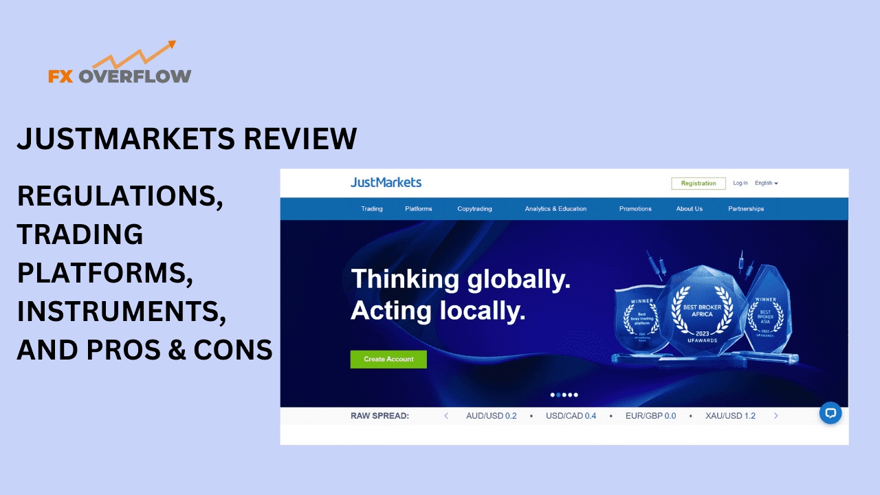 JustMarkets Review: Regulations, Trading Platforms, Instruments, and Pros & Cons