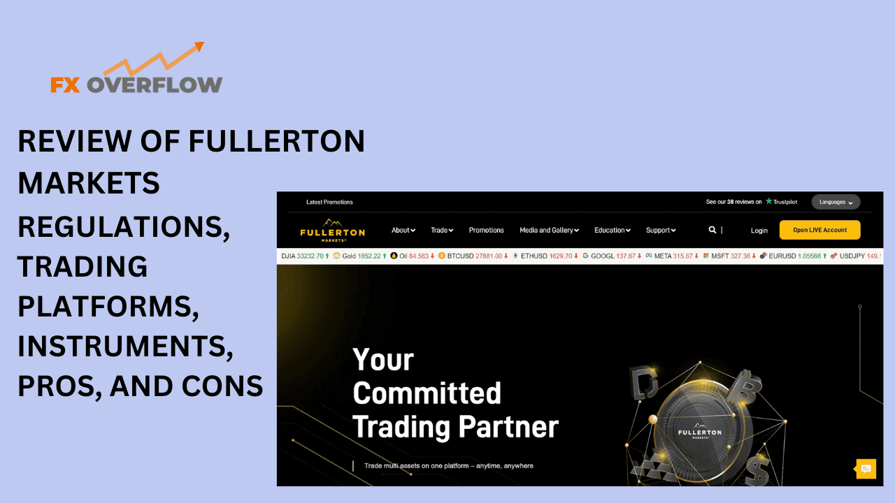Reviewing Fullerton Markets: Platforms, Trading Instruments, Pros, and Cons