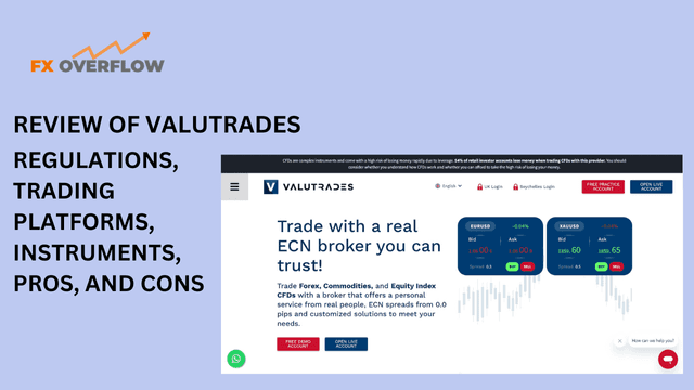 Reviewing Valutrades: Regulations, Trading Platforms, Broker Features, and the Pros and Cons
