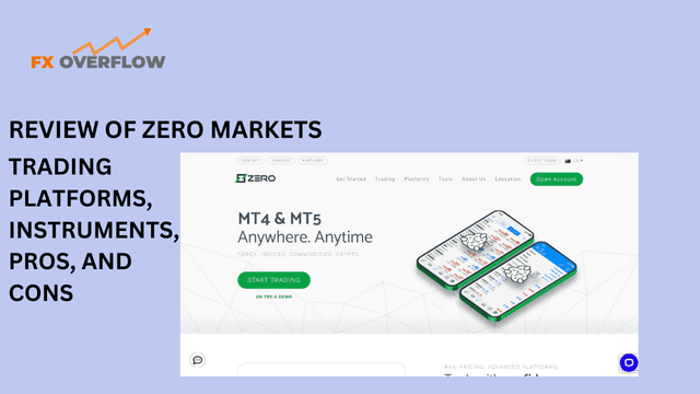Comprehensive Zero Markets Review: Regulations, Trading Platforms, Instruments, and User Ratings