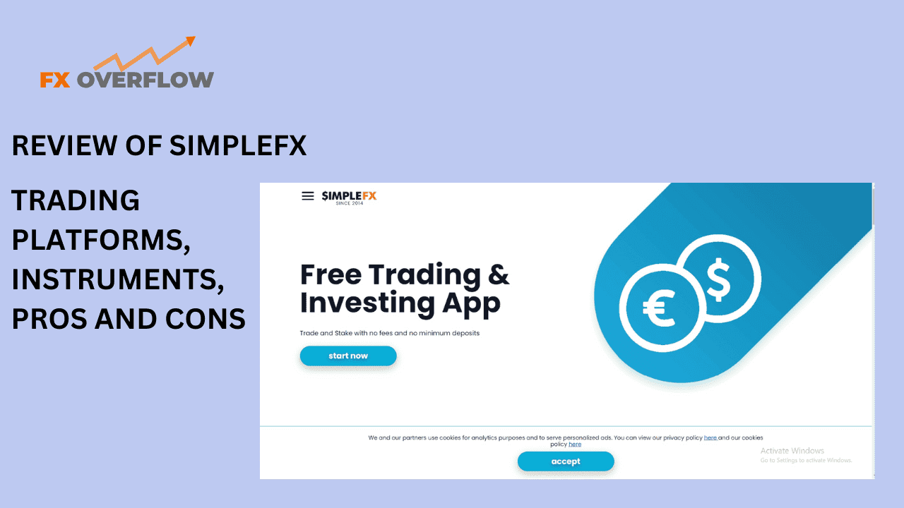 Review of SimpleFX 2023: Trading Platforms, Instrument, Pros and Cons