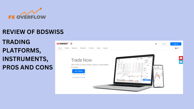 BDSwiss Review 2023: Trading Platforms, Instrument Variety, Pros, and Cons