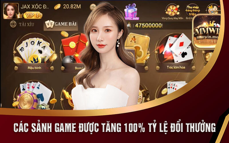 Khuyến Mãi MMwin - Ưu Đãi Ngập Tràn Dịp Cuối Năm 2023 6 Các Sảnh Game Được Tăng 100% tỷ lệ đổi thưởng